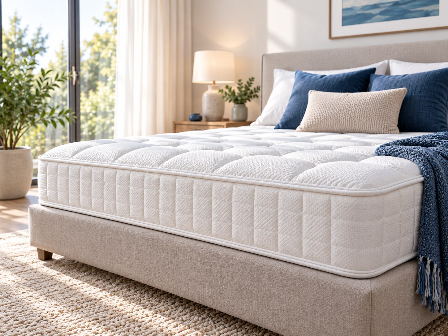 Matelas double moderne et propre